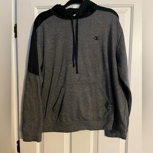 Champion Men's Hoodie in Gray and Black